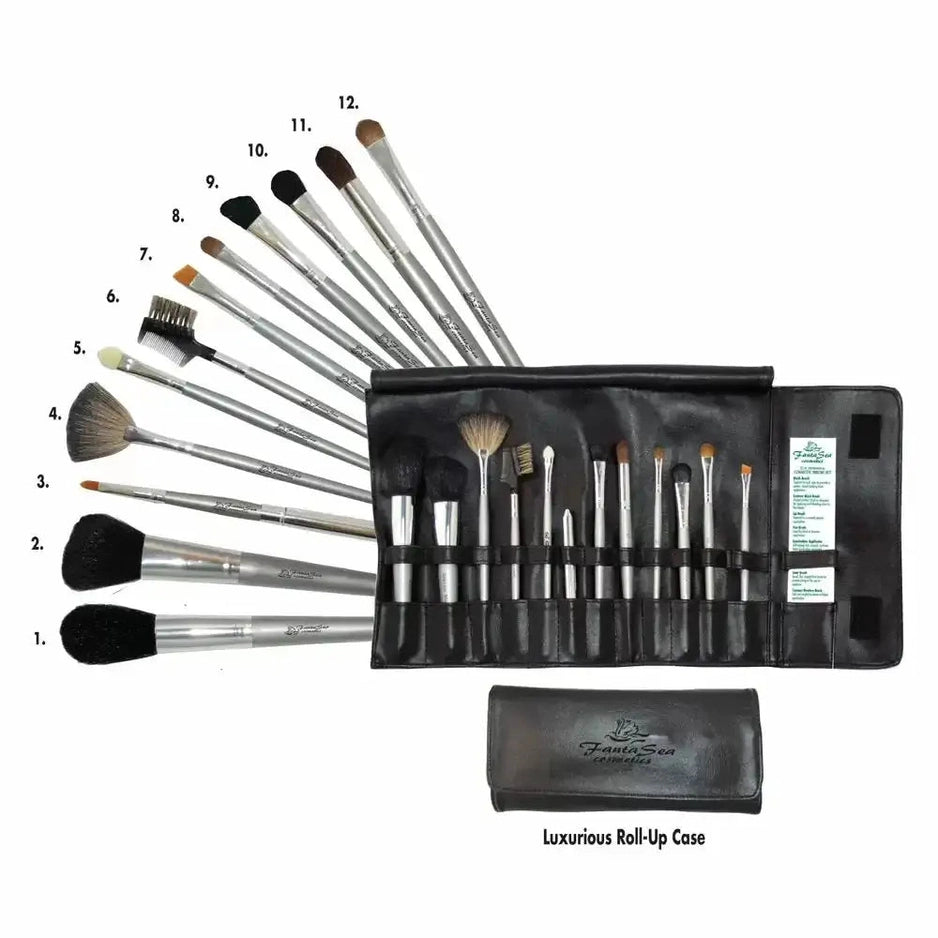 Fanta Sea 12 pc. Cosmetic Brush Set