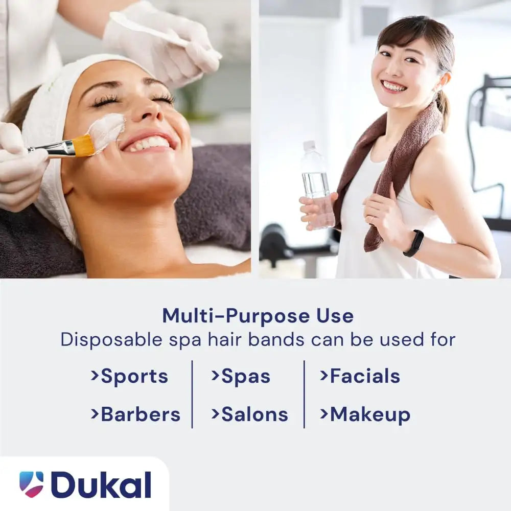 Dukal Stretch Headbands 48 Count