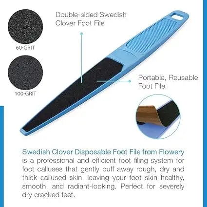 Flowery Fot Fil pad system disposable abrasive pad close-up