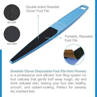 Flowery Fot Fil pad system disposable abrasive pad close-up
