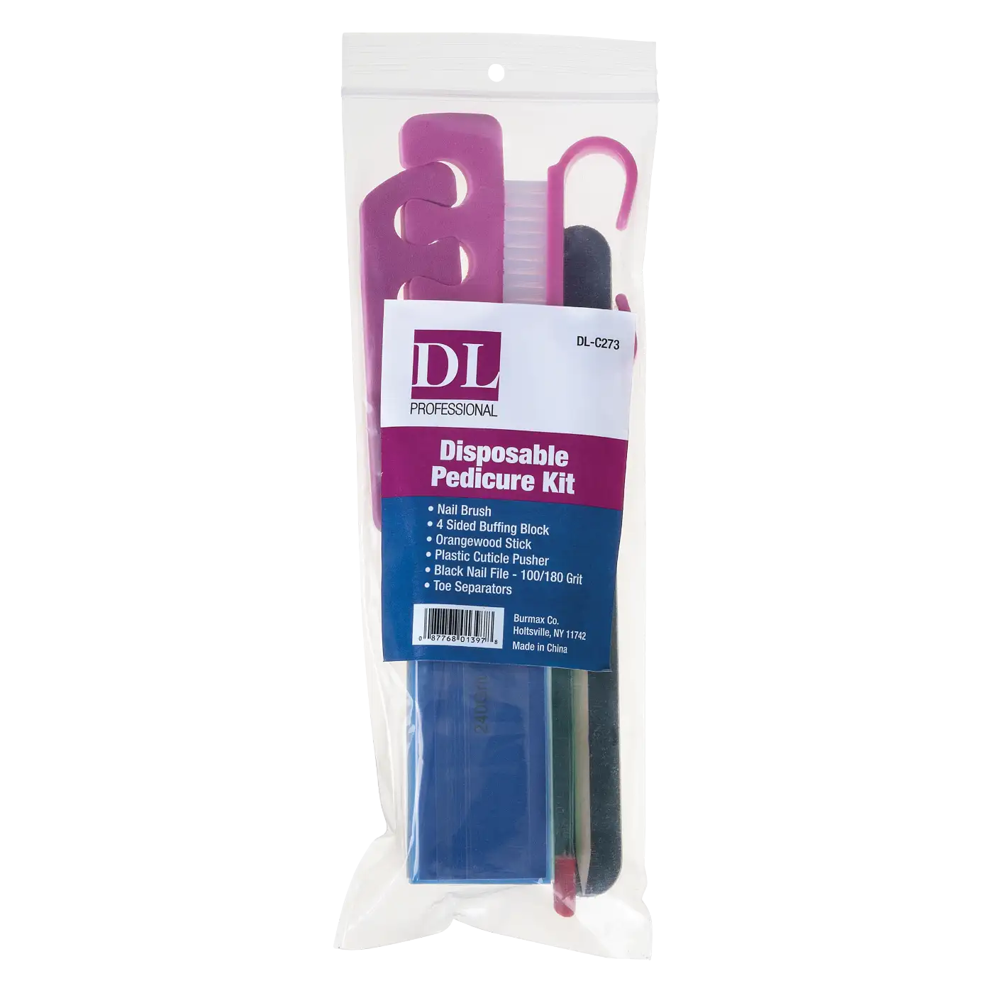 DL Pro Disposable Pedicure Set - 7 Piece