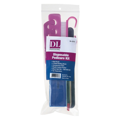 DL Pro Disposable Pedicure Set - 7 Piece