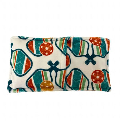 Luxury Therapeutics Soothing Eye Pillow Rectangle- Pickleball Paddle White