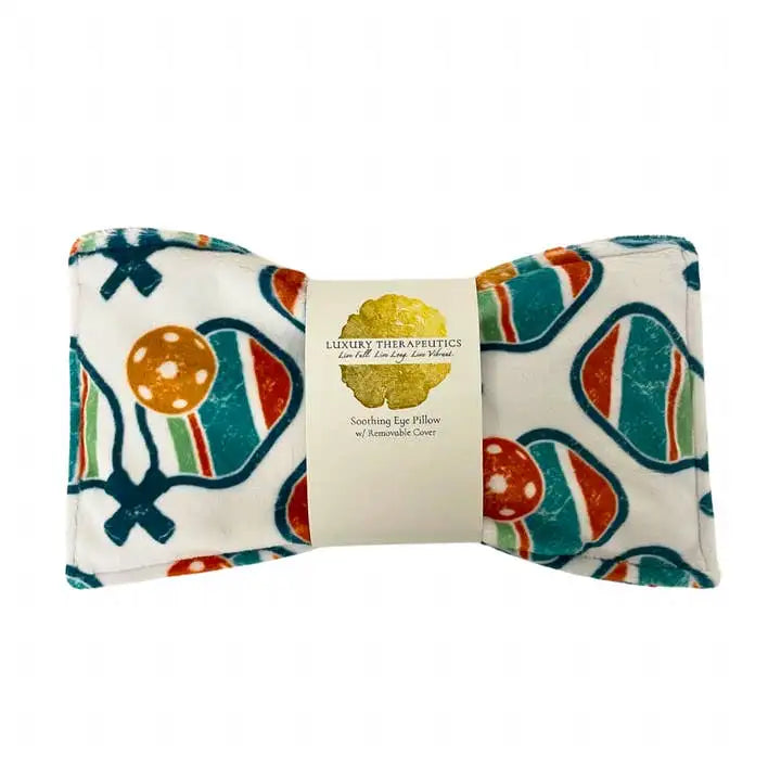 Luxury Therapeutics Soothing Eye Pillow Rectangle- Pickleball Paddle White