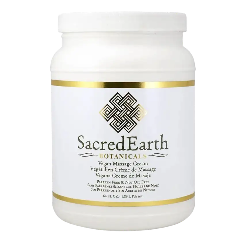 Sacred Earth Vegan Massage Cream 1/2 Gallon