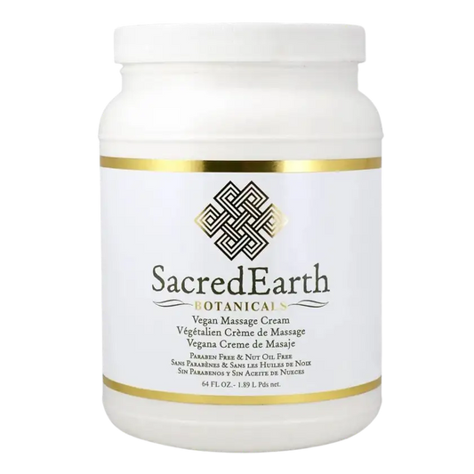Sacred Earth Vegan Massage Cream 1/2 Gallon