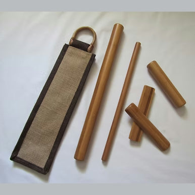Bamboo-Fusion Pedicure & Manicure Stick Set With USB