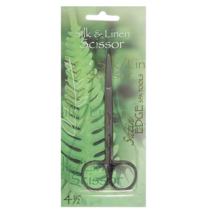 Satin Edge Straight Blade Silk & Linen Scissors