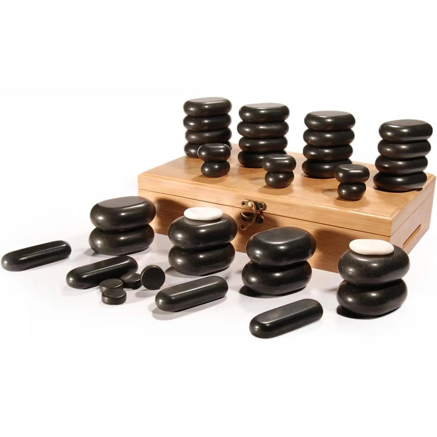 Master Massage Basalt Essential Massage Stone Set - 28 pc