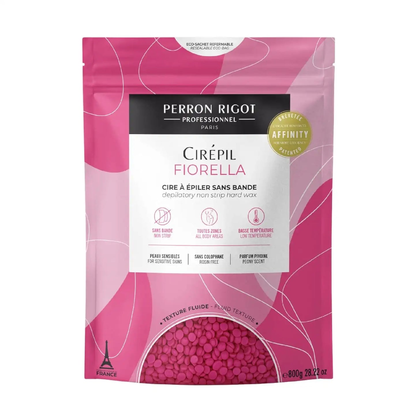 Cirepil Fiorella rosin-free pink holographic hard wax beads 28.22 oz