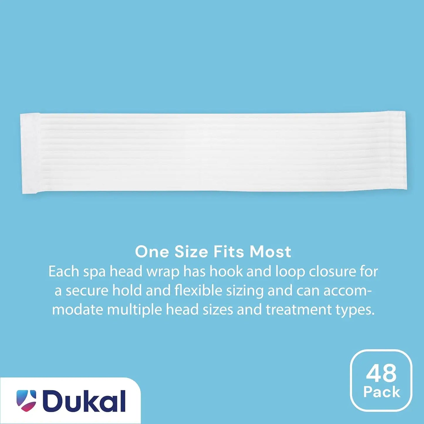 Dukal Stretch Headbands 48 Count
