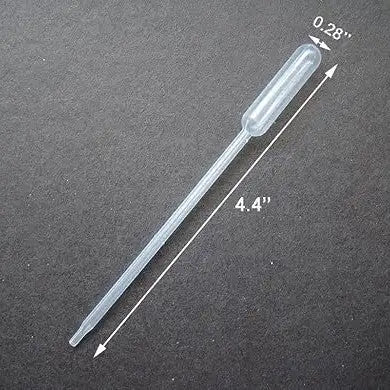 Disposable Pipette Plastic Liquid Dropper .5ml- 250 Count