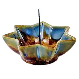 Lotus - 4 1/4-inch Lotus-shaped Incense Holder