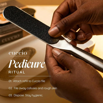 Cuccio Naturale 80-Grit Pedicure File Refills - 50 Count