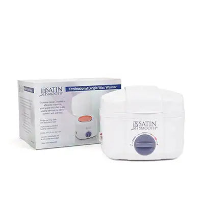 Satin Smooth Single Wax Warmer, single-well professional warmer with stainless steel receptacle for 14 to 16 oz cans