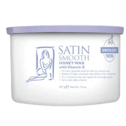 Satin Smooth Honey and Vit E Soft Wax - 14 oz