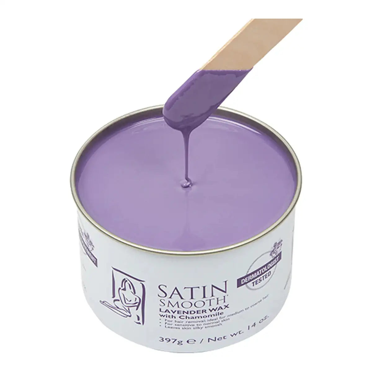 Satin Smooth Lavender Soft Wax With Chamomile 14 oz