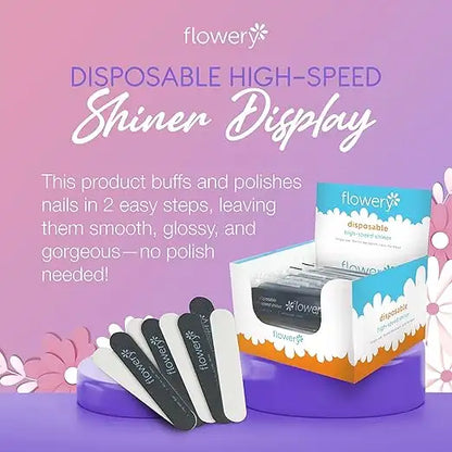 Flowery Disposable High Speed Shiner - 25 ct