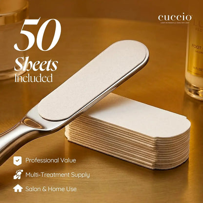 Cuccio Naturale 180-Grit Pedicure File Refills - 50 Count
