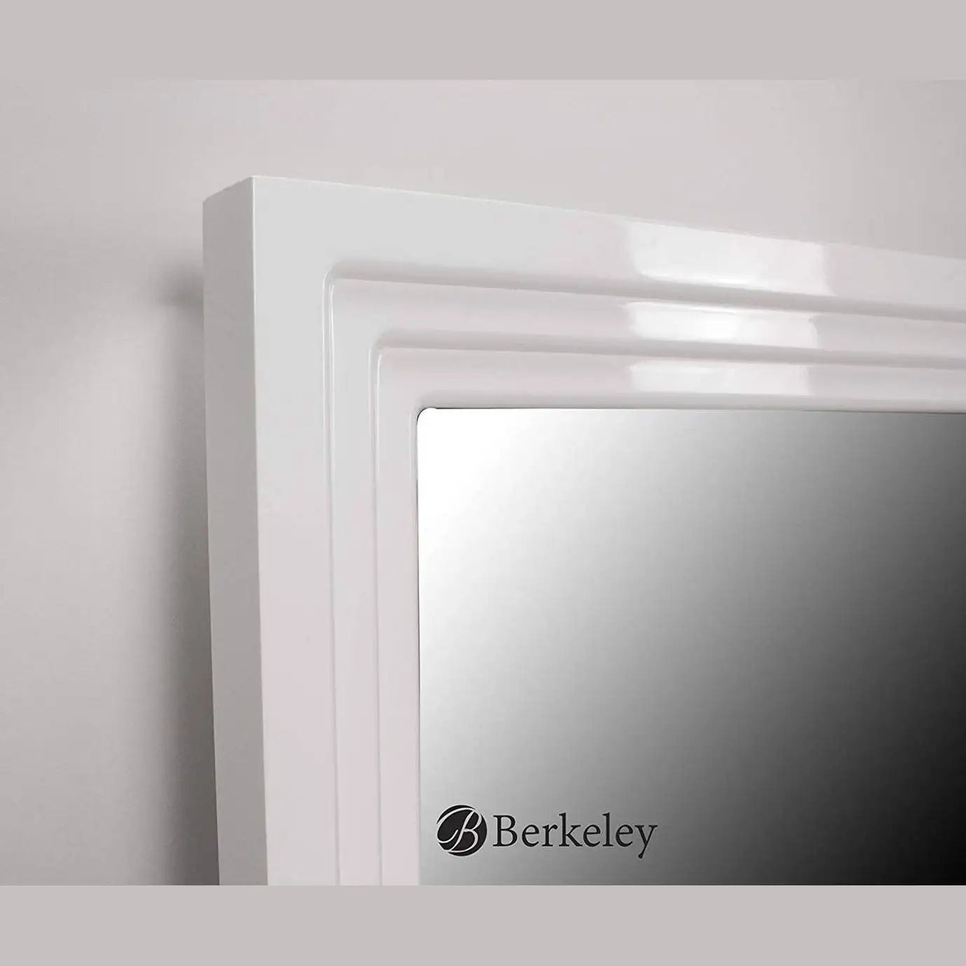 MAYBELLE Traditional Vanity Styling Station w/ Mirror (White)