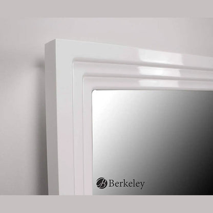 MAYBELLE Traditional Vanity Styling Station w/ Mirror (White)