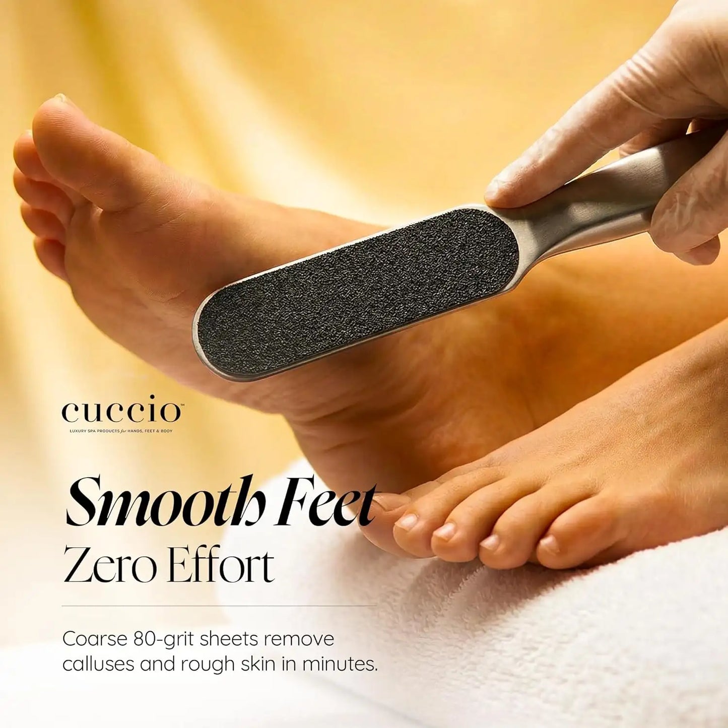 Cuccio Naturale 80-Grit Pedicure File Refills - 50 Count