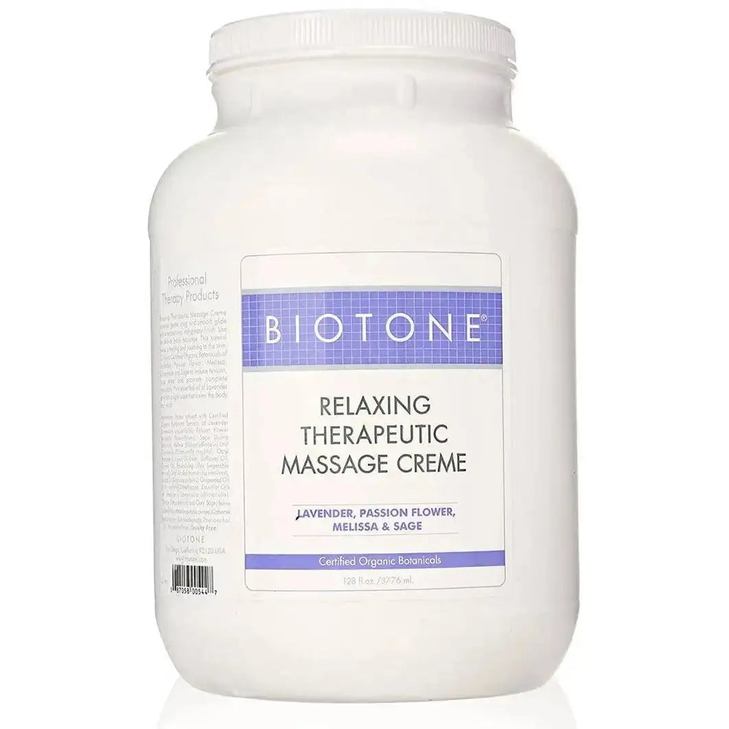 BIOTONE® Relaxing Therapeutic Massage Creme - 1 Gallon