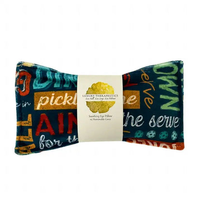 Luxury Therapeutics Soothing Eye Pillow Rectangle- Pickleball Navy/Teal