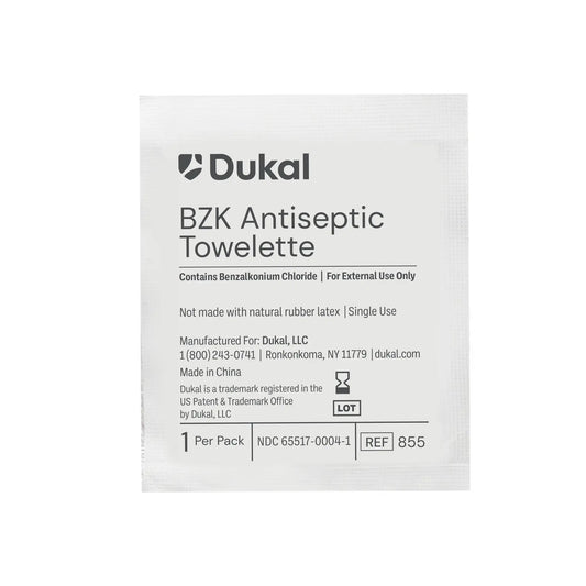 Dukal BZK  Benzalkonium Towelettes - 100 ct
