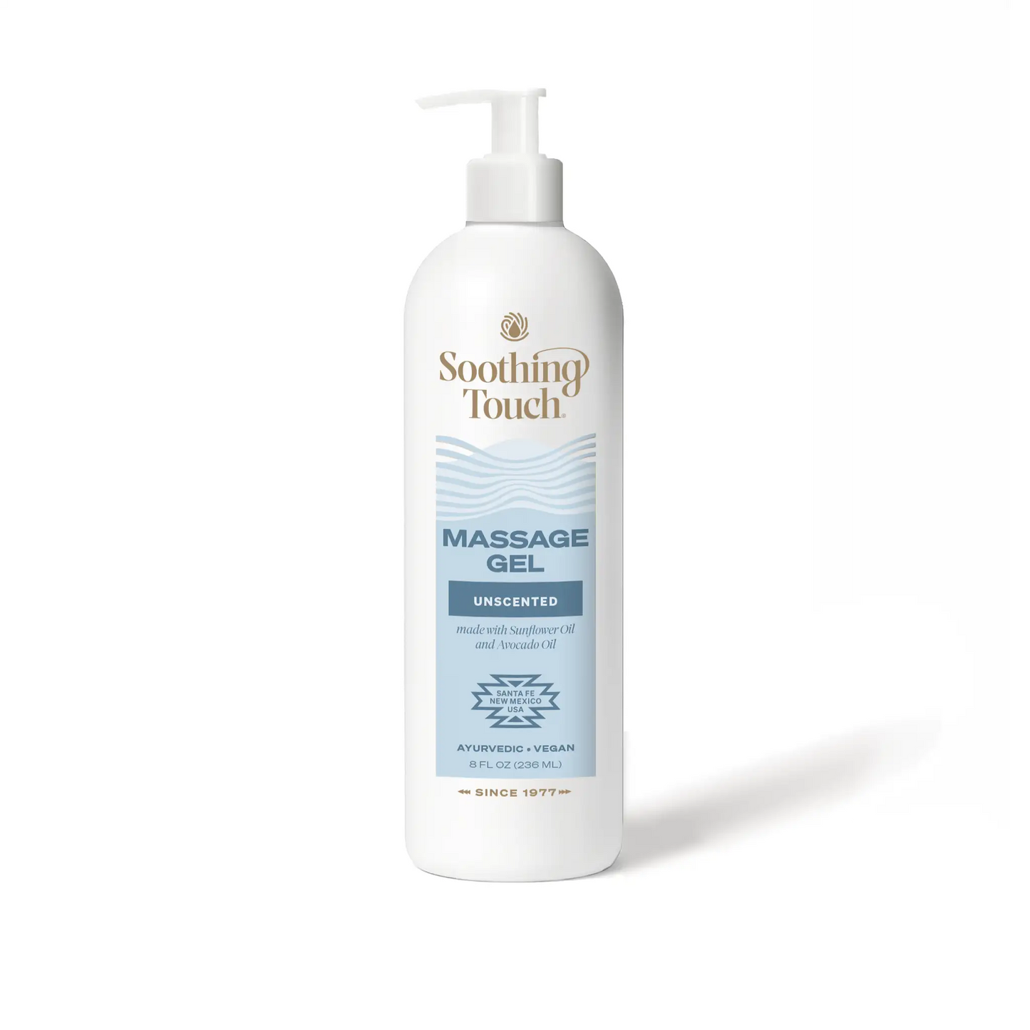 Soothing Touch Unscented Massage Gel - 8 oz.