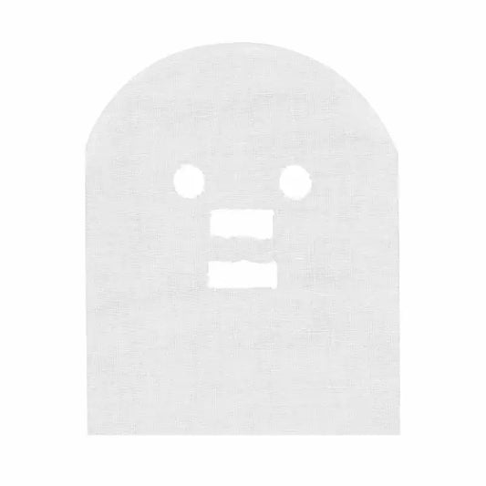 Dukal Reflections gauze facial mask 50-count pack, cotton gauze with eye nose mouth cutouts