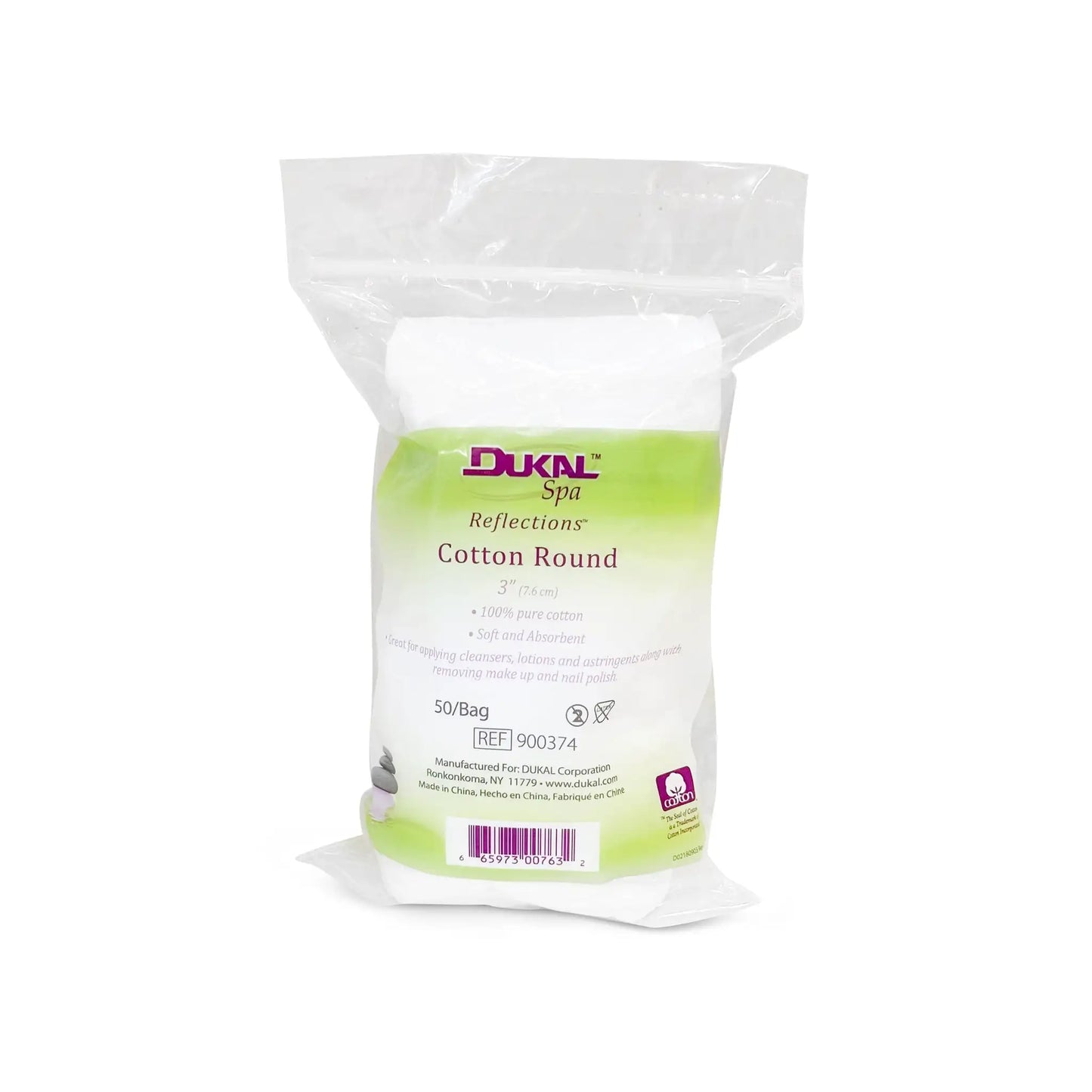 DUKAL Reflections™ Cotton Rounds Large 3" - 100 Count