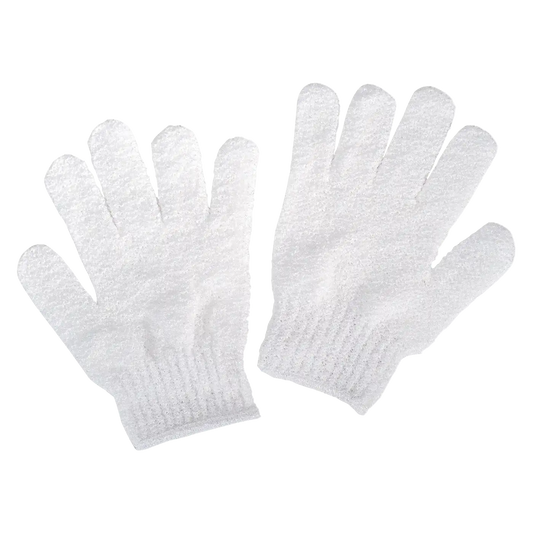 Fanta Sea Exfoliating Gloves - White