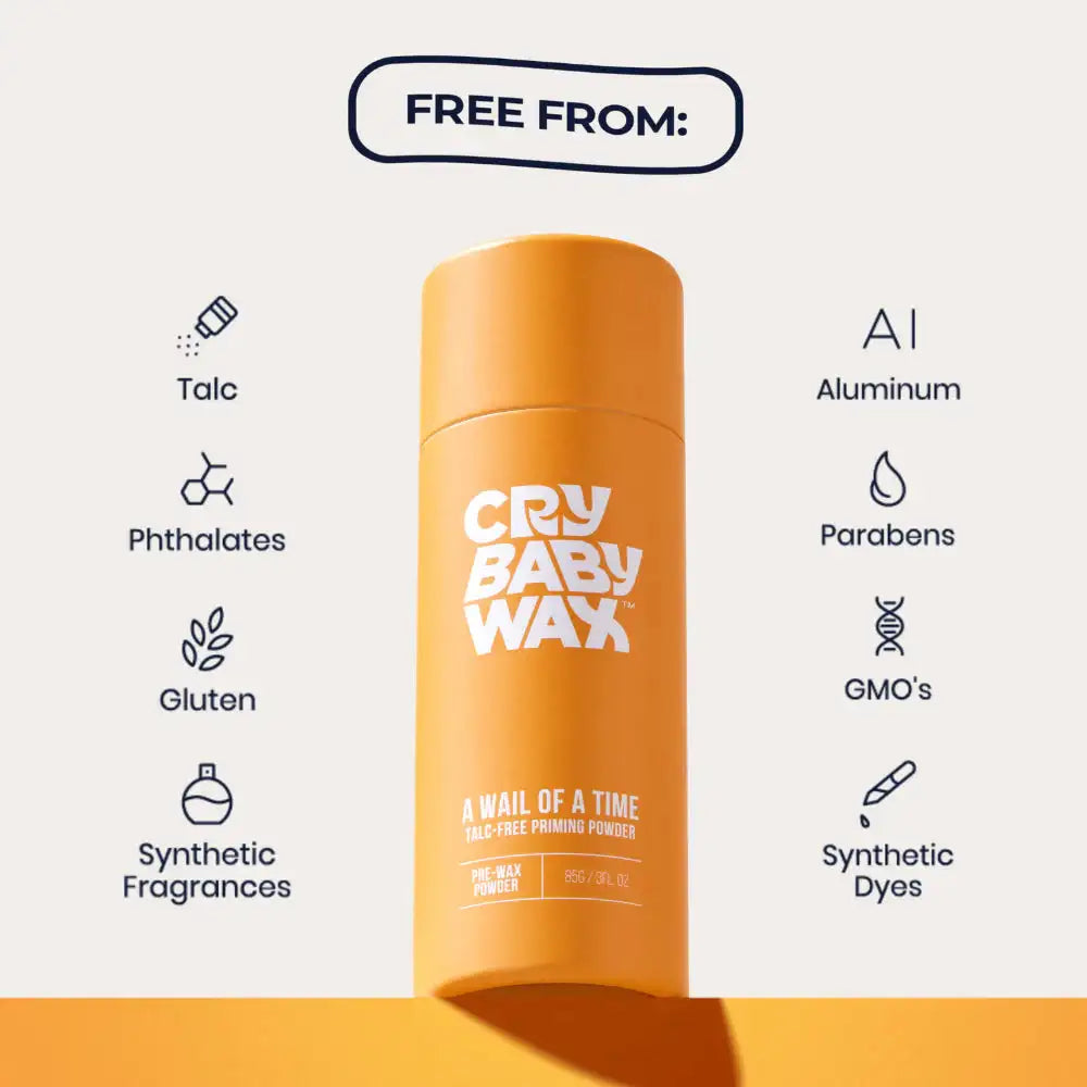 Crybaby Wax A Wail of a Time Talc-Free Priming Powder - 3 oz