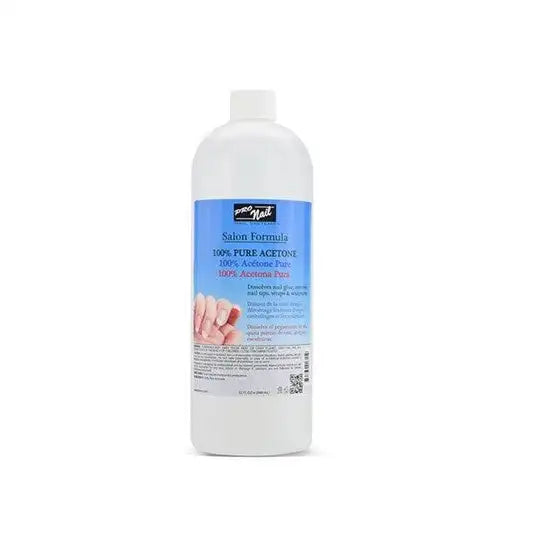 Supernail 100 percent pure acetone polish remover 32 oz salon backbar bottle