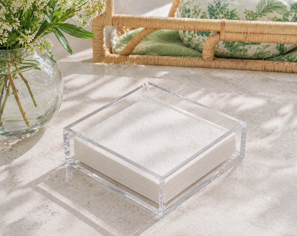 Clear Acrylic Napkin Holder