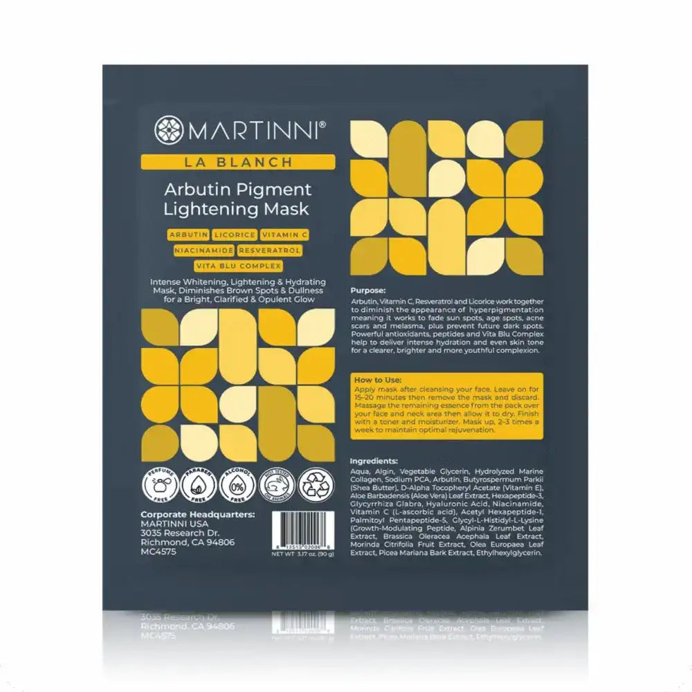 Martinni Arbutin Pigment Lightening Gel Mask