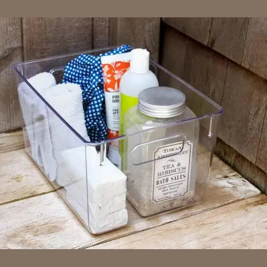 Clear Inventory Storage Bins - Medium - Set of 3