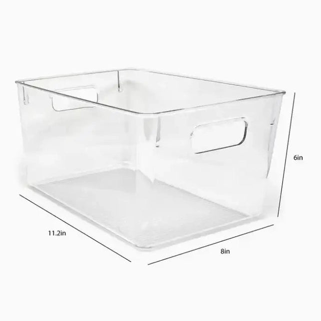 Clear Inventory Storage Bins - Large - Set of 3