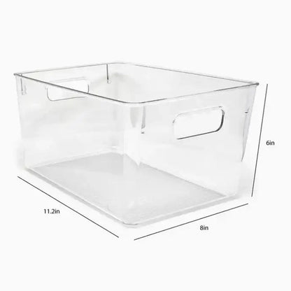 Clear Inventory Storage Bins - Large - Set of 3