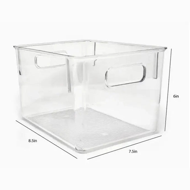 Clear Inventory Storage Bins - Medium - Set of 3