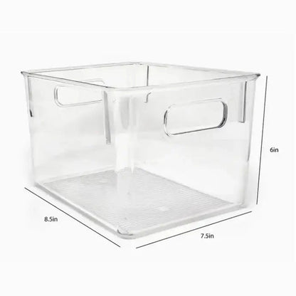 Clear Inventory Storage Bins - Medium - Set of 3