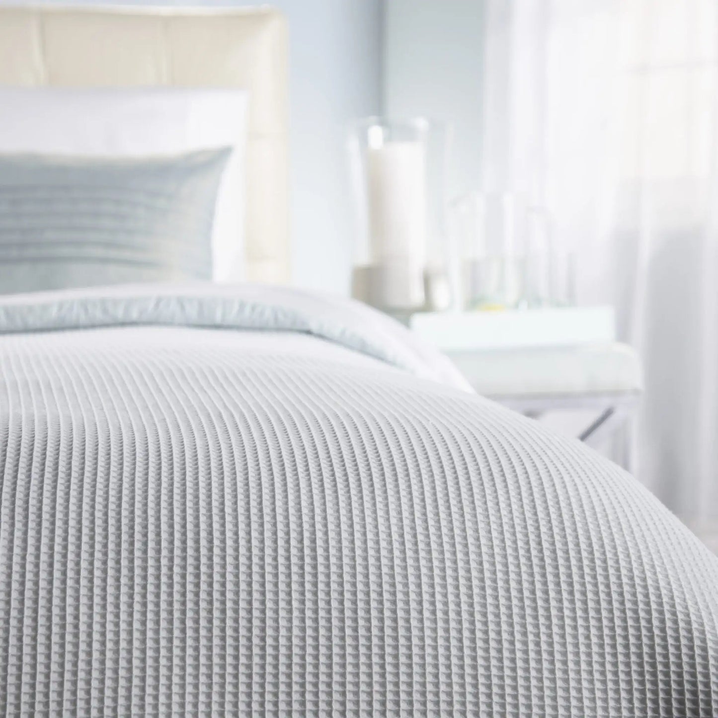 Boca Terry Waffle Blanket - King - White