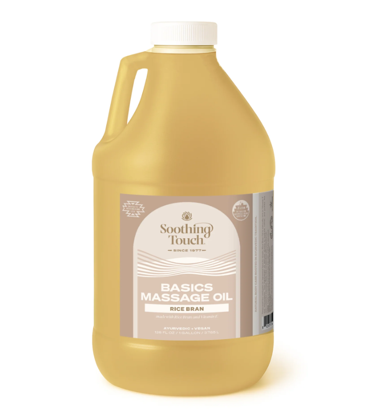 Soothing Touch Basics Rice Bran Massage Oil - 1 Gallon