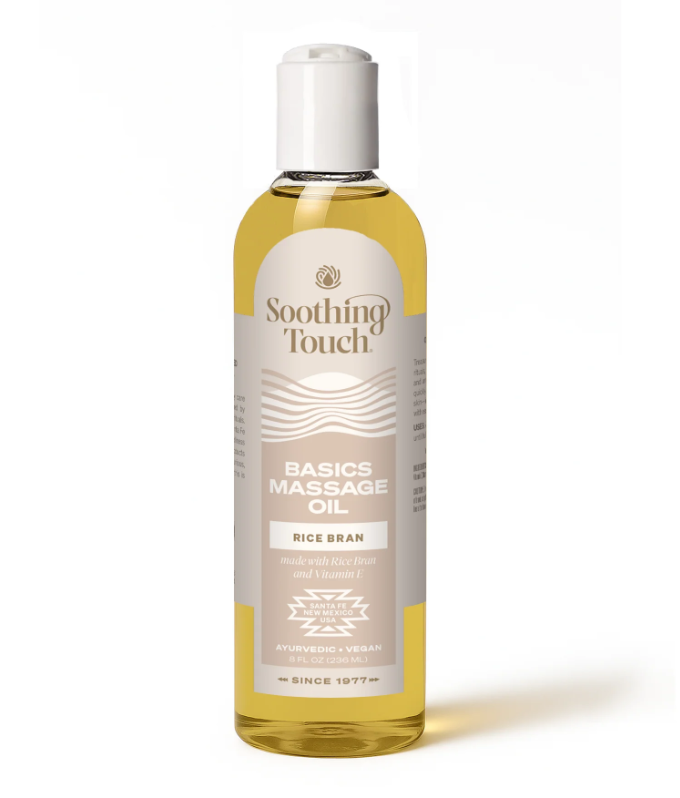 Soothing Touch Basics Rice Bran Massage Oil - 8 oz.