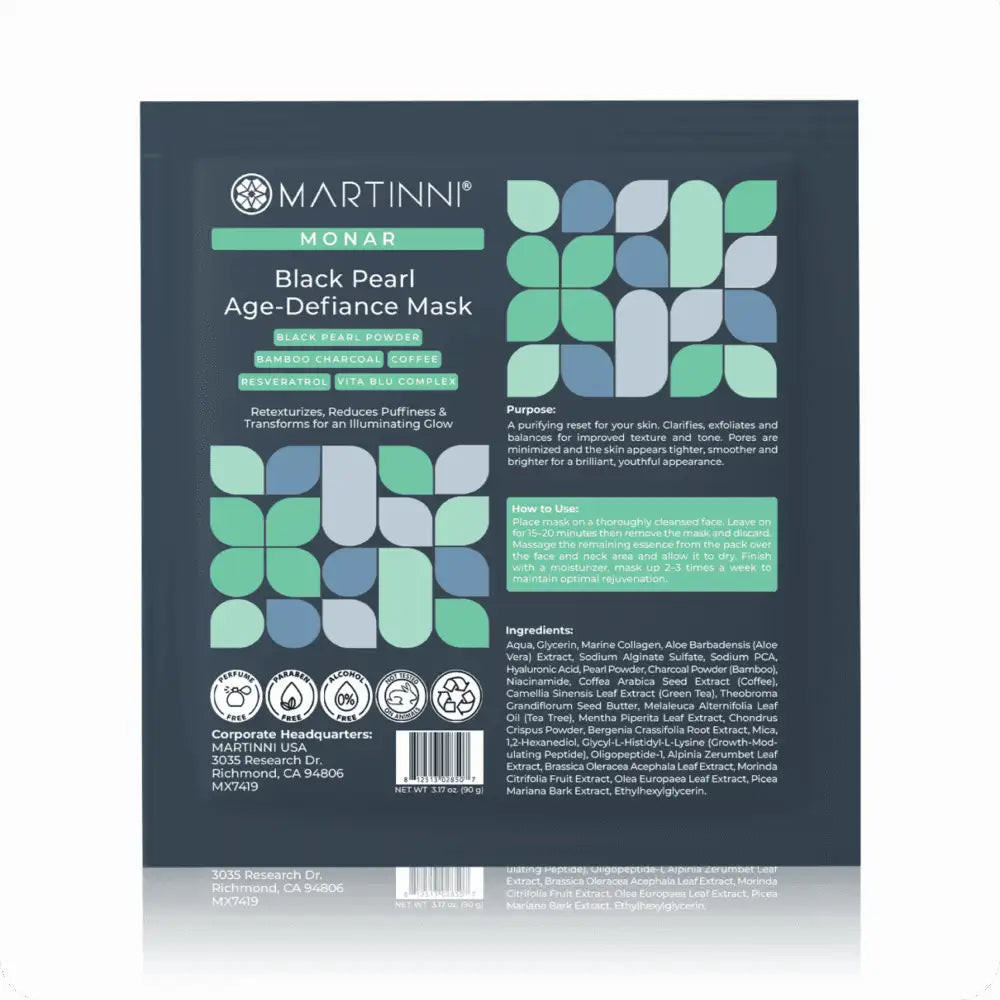 Martinni Black Pearl Age-Defiance Gel Mask