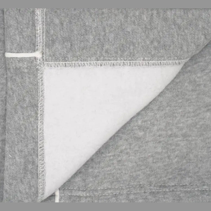 Boca Terry Hooded Sweatshirt Fabric Robe - Grey