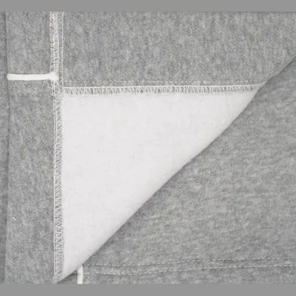 Boca Terry Hooded Sweatshirt Fabric Robe - Grey
