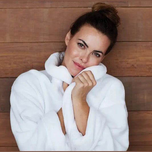 Boca Terry Microterry Poly Shawl Collar Robe