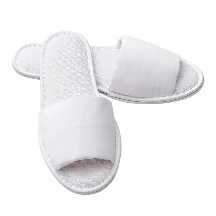 Boca Terry Open Toe Microfiber Slipper - L/XL